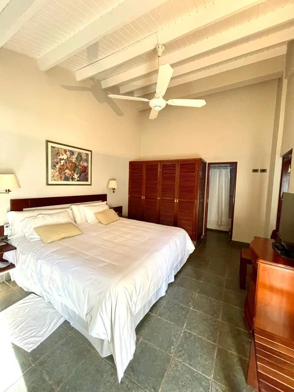 Una habitación del alojamiento actual.